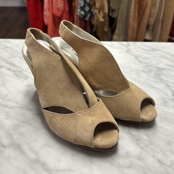 Eric Michael Tan Suede Peru Sandal Size 37 - Picture 1 of 8